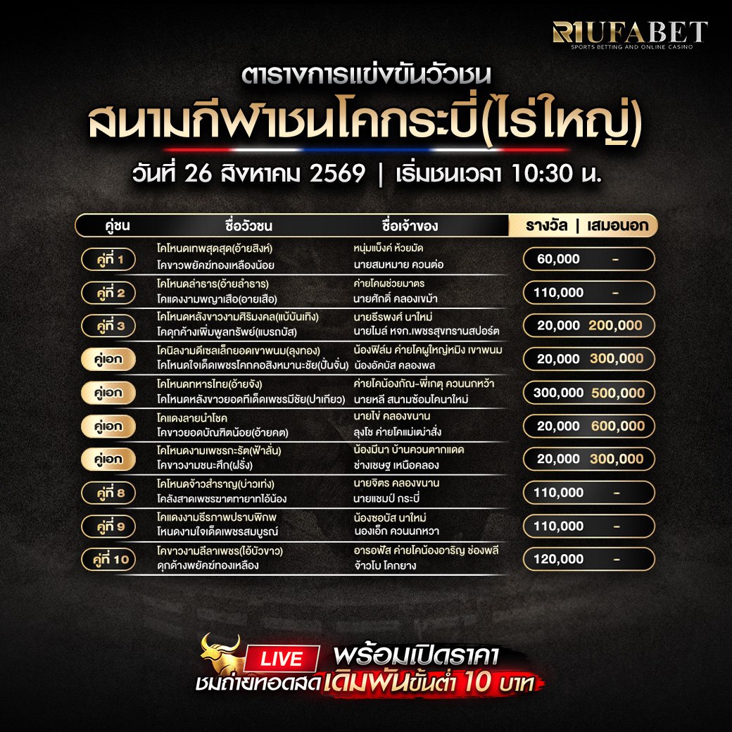 โปรเเกรมวัวชน